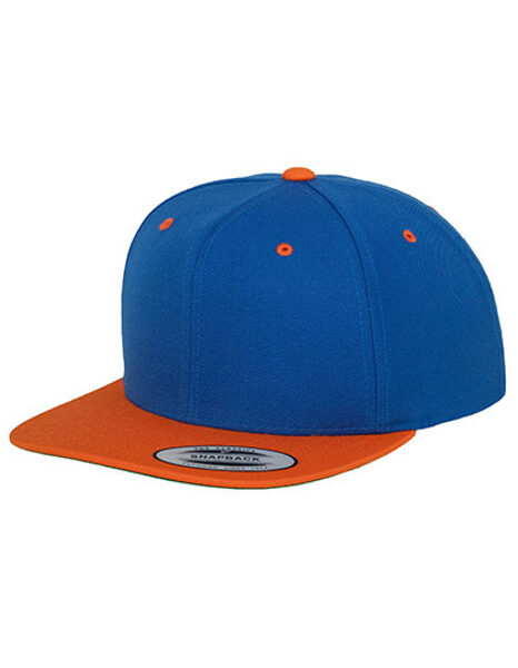 Classic Snapback 2-Tone, royal zils - oranžs