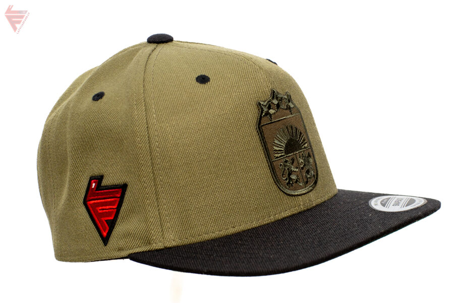 Cepure, snapback Mazais Ģerbonis, monohrome/olive zala/melns nags