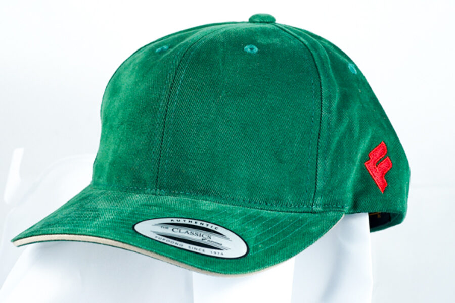 Vintage stila cepure, zaļa