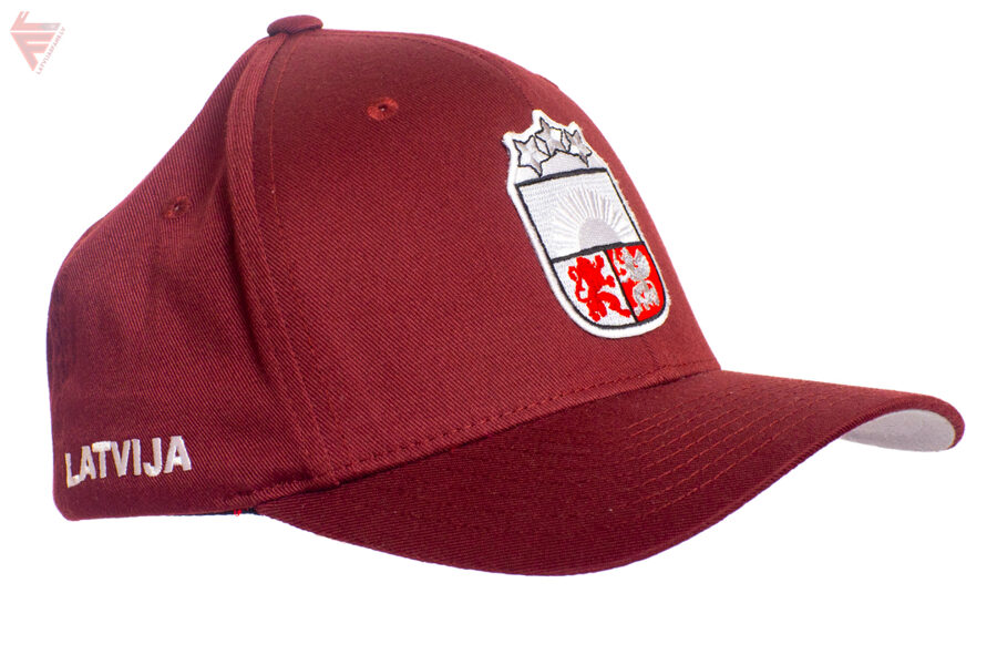Cepure mazuļiem ar klasisko Mazo Latvijas ģerboni/45-52cm