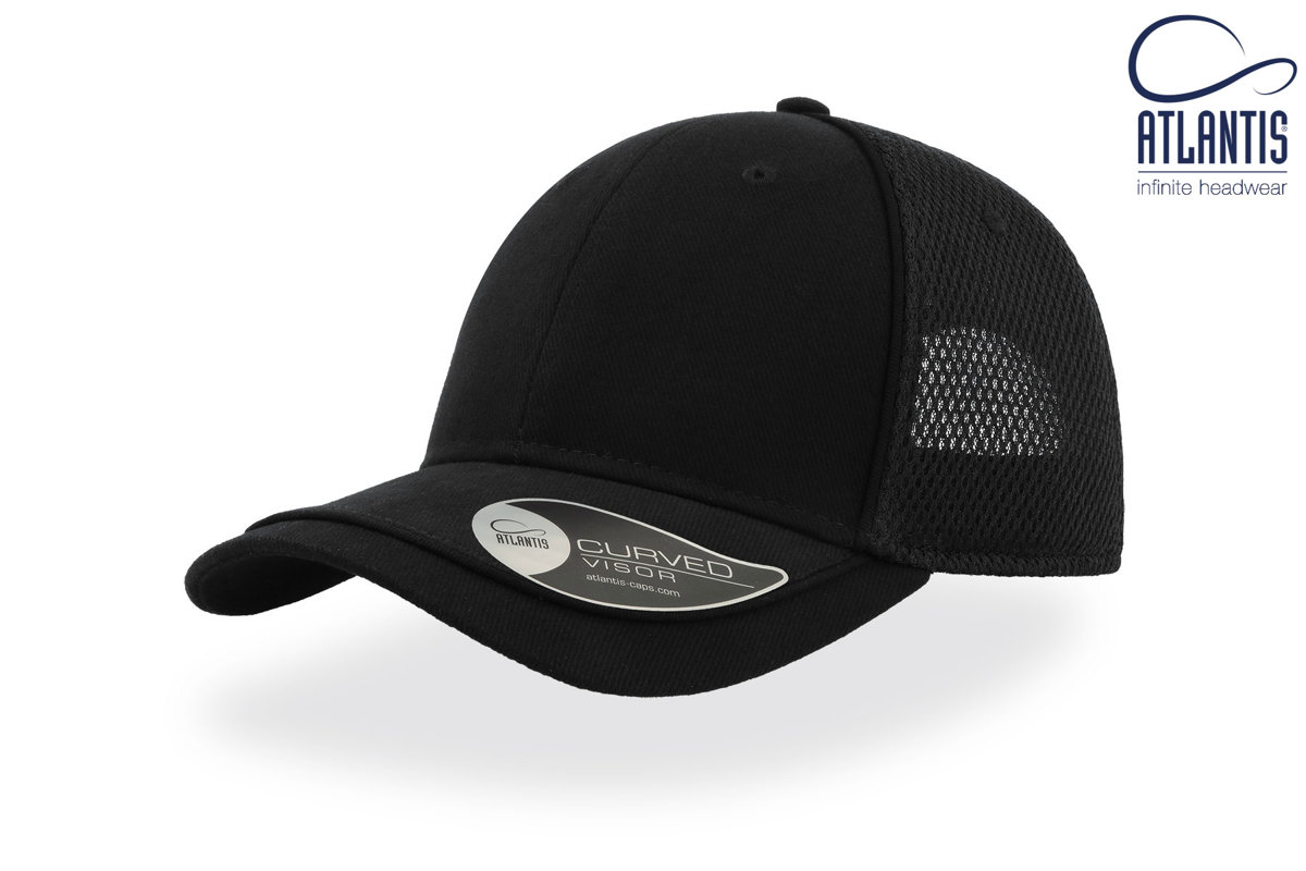 Golf CAP WITH MESH SIDE AND BACK, mazgājama