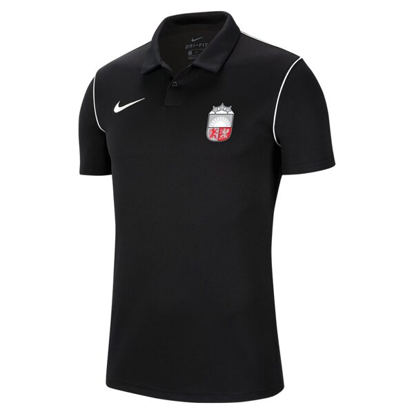 Hokeja izlases (U20) polo krekls ar mazo ģerboni, neoficiāls, Polo PARK 20 black/white