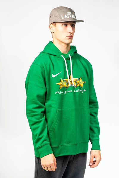 Nike kapučjaka Celtics KP 8 unofficial, Mūsu zeme LATVIJA Trīs zvaignes/zaļa